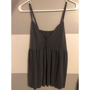 charcoal tank top
